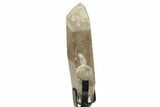 Smoky Quartz Crystal on Metal Stand - Brazil #209256-4